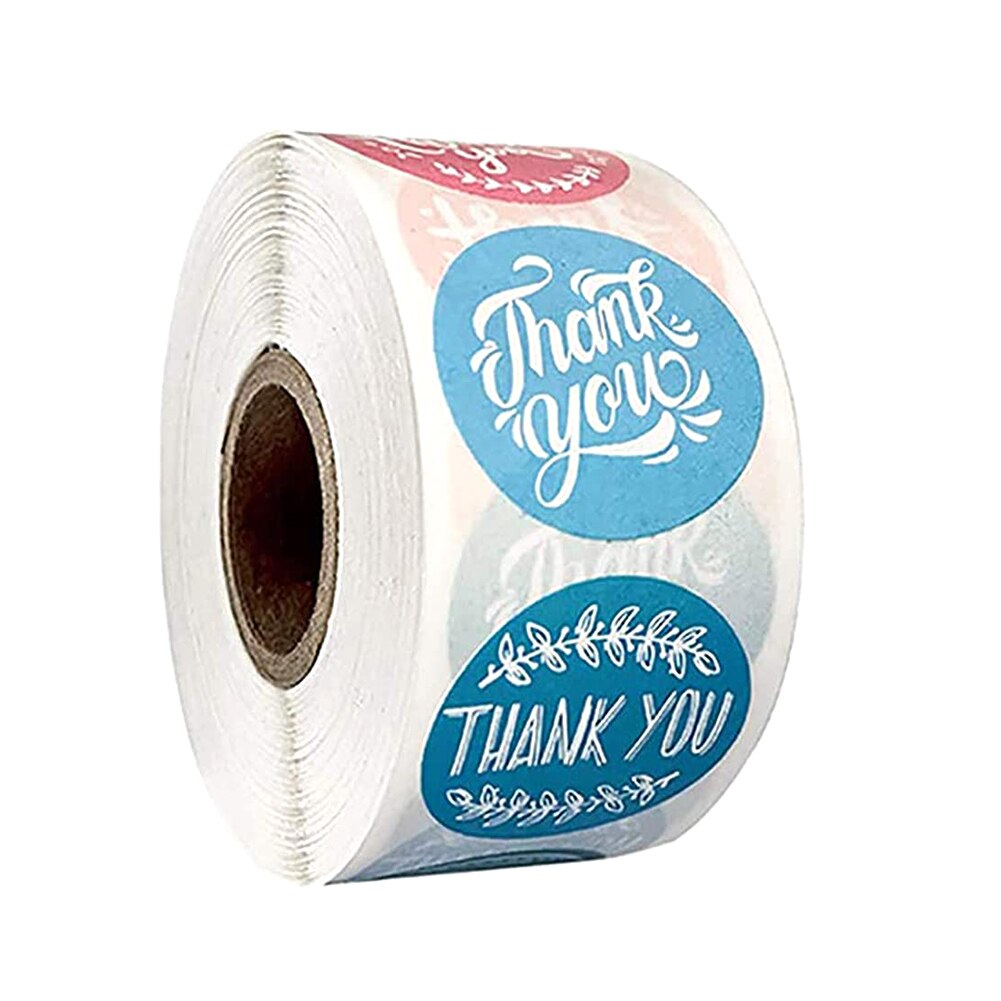 Roll Thank You Crafts Decoration Sticker Label arts and crafts decoration sticker label 1 volume Poster Stickers: 1A-2C