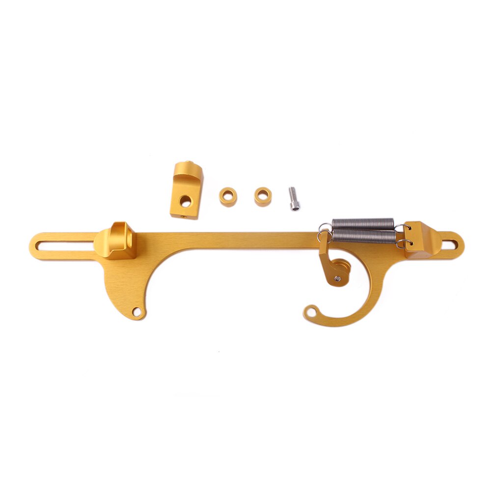RASTP - Arrived Billet Aluminum Throttle Cable Bracket Carburetor Bracket for Holley 4150 & 4160 Series Carburetor RS-THB002: gold