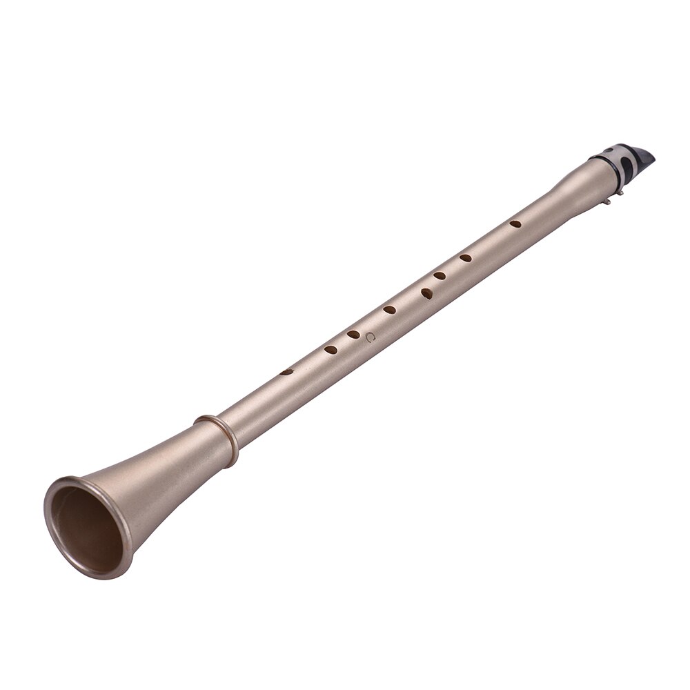 Starway eb / c / bb nøgle mini enkel klarinet musikinstrument sax kompakt klarinet-saxofon abs materiale musikal for begyndere: C