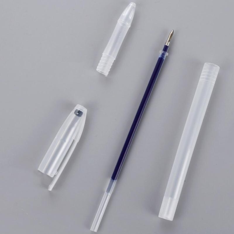 10pcs Gel Pen Shell Ballpoint Pen Shell Transparent Pen Cover Clear Pen Cover Stationary