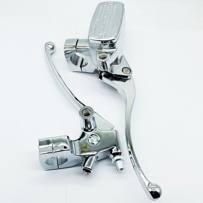 Palanca de embrague de freno hidráulico, cilindro maestro para galvanoplastia de 25MM, adecuado para Honda CB400SF/Yamaha/Suzuki, manija de embrague izquierda