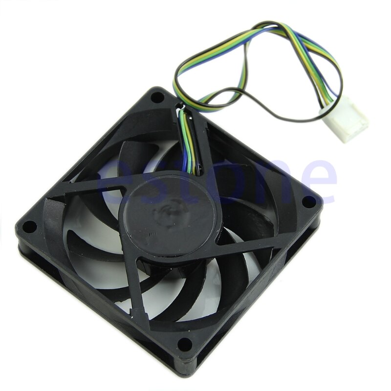 70mm x 15mm Brushless Fan DC 12V 4 Pin 9 Blade Cooling Cooler