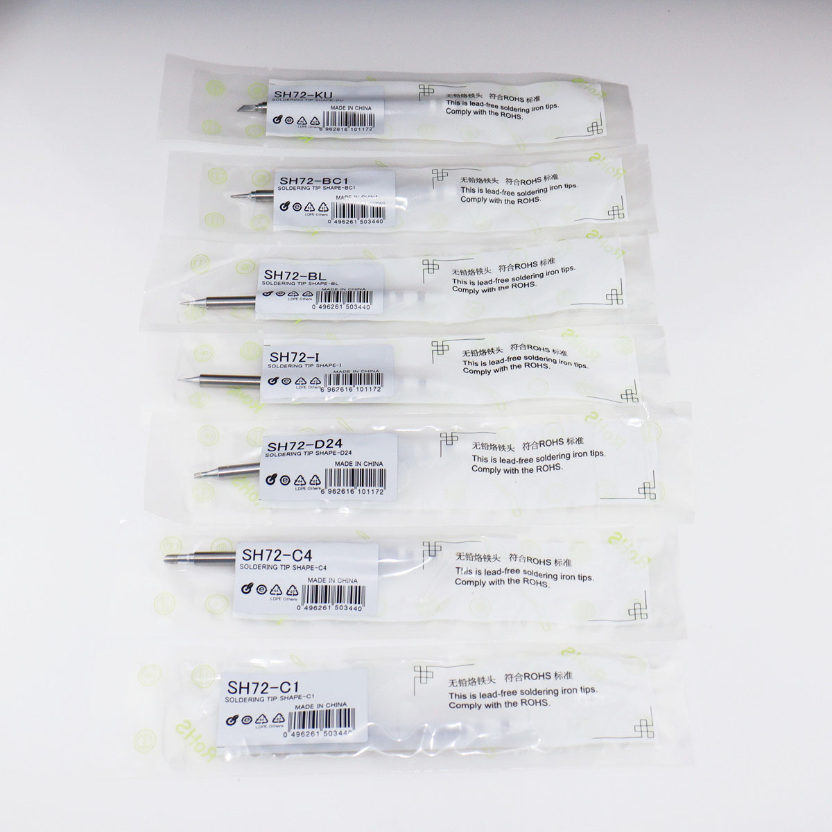 Sh72 lötkolbens pitzen Ersatz heizung lötkopf SH-BC2 b2 c4 d24 k i ku für sh72 schweiß werkzeug nicht t12/HS-01/gvda/t85 spitze