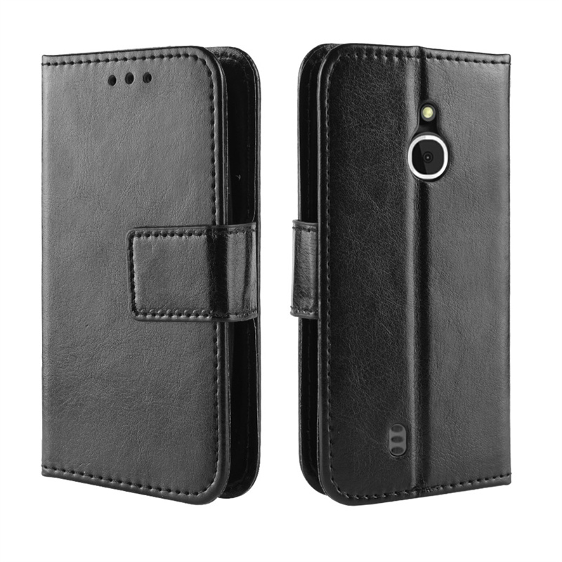 Luxe leren flip-wallet telefoonhoesje voor nokia 3310 3g 4g -1022 met standaardfunctie en draagkoord 3310