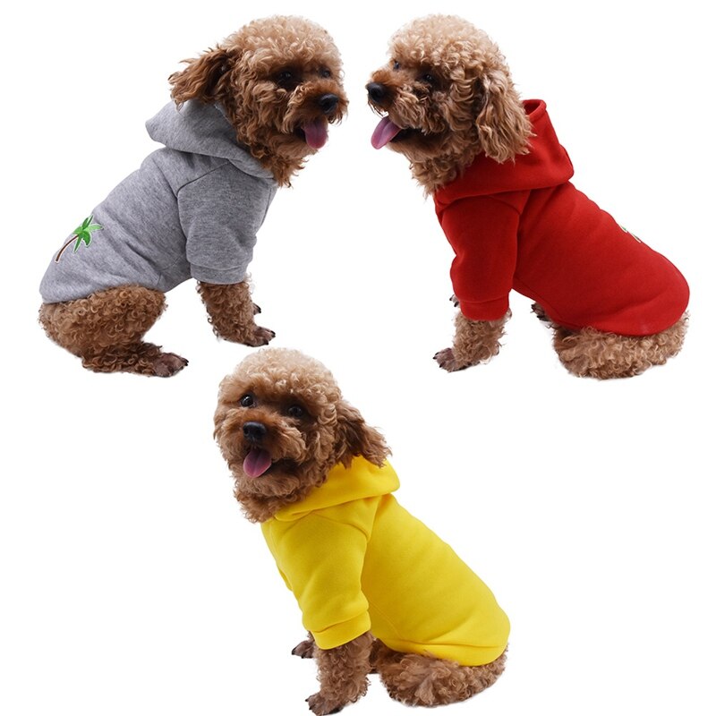Pet Cute 2 Legged Hoodie Autumn Winter Thickening Warm Dog Clothes Outfit Tops Hooded Sweater For Dogs 2 2 2 2 1
