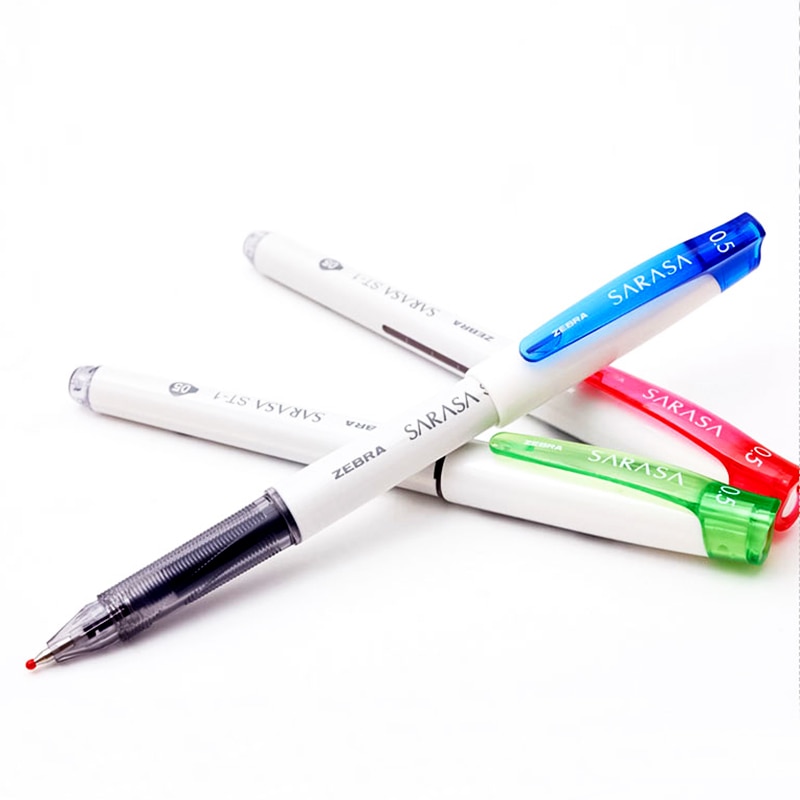 Zèbre SARASA couleur neutre stylo JJZ58 0.38/0.5mm couleur bonbon stylo pince grande capacité stylo étudiants prennent des Notes