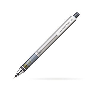 Lápiz mecánico japonés UNI KURU TOGA M3-450, 0,3mm, 1 unidad: Silver