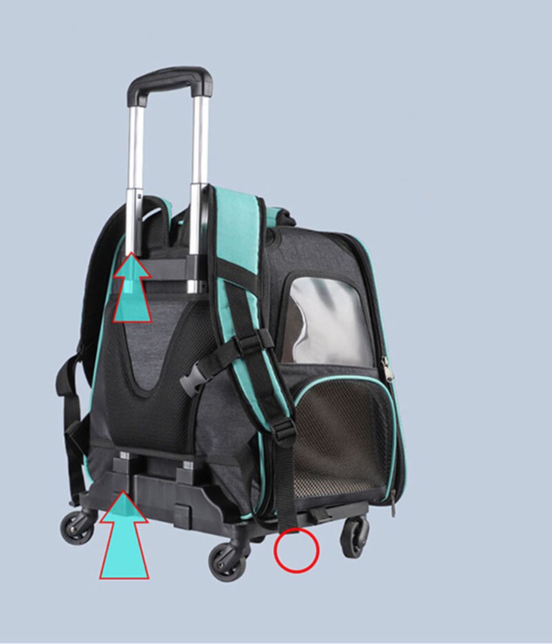 Folding Pet Backpack Portable And Large Capacity Extensible