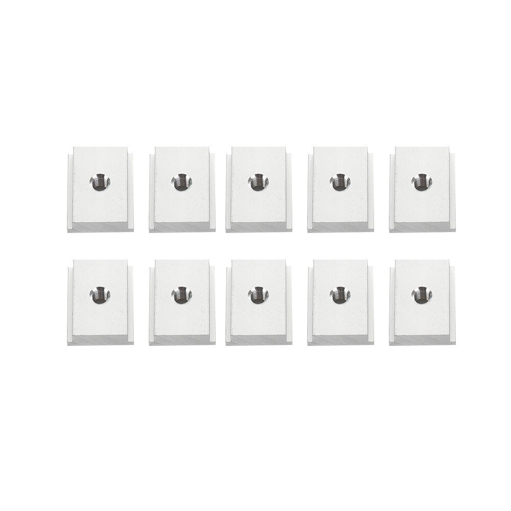 10pcs M6 M8 Aluminum T Slot Nut T-Track Sliding Nut for Woodworking Tool Lock Clasp Accessories