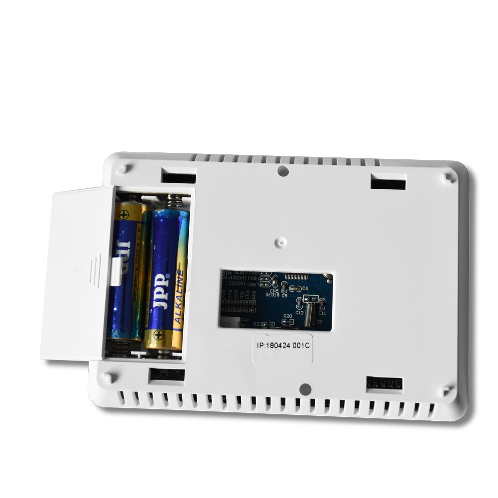 Draadloze thermostaat op batterijen stekkerontvanger kamer vloerverwarming thermostaten slimme centrale verwarming programmeerbaar 16a