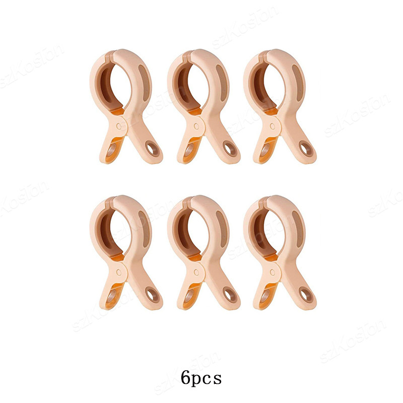 Pinzas para toallas de playa, pinzas grandes reutilizables a prueba de viento para ropa, pinzas de plástico fuertes para ropa, pinzas para ropa para mantas, abrigos y toallas, 3-6 uds.: YELLOW