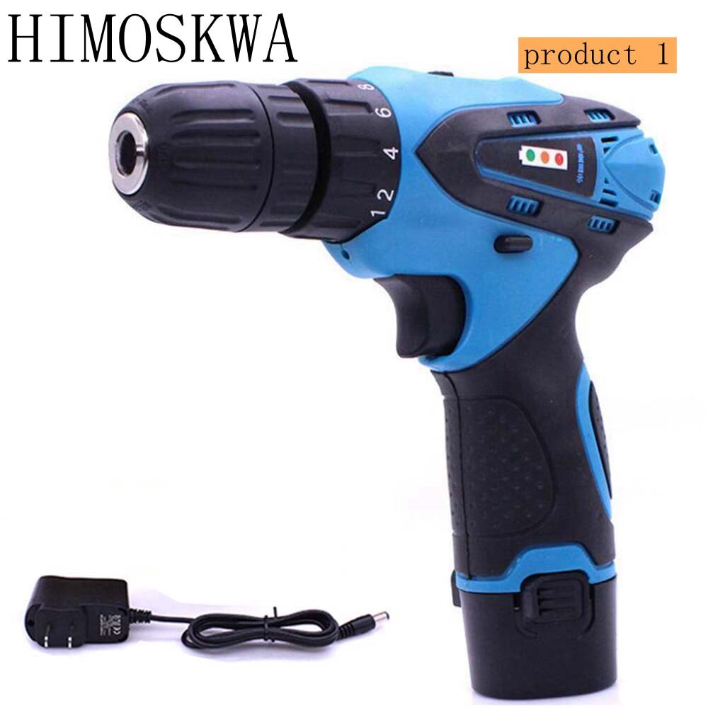 HIMOSKWA 12v Double-speed Lithium electric drill w... – Grandado