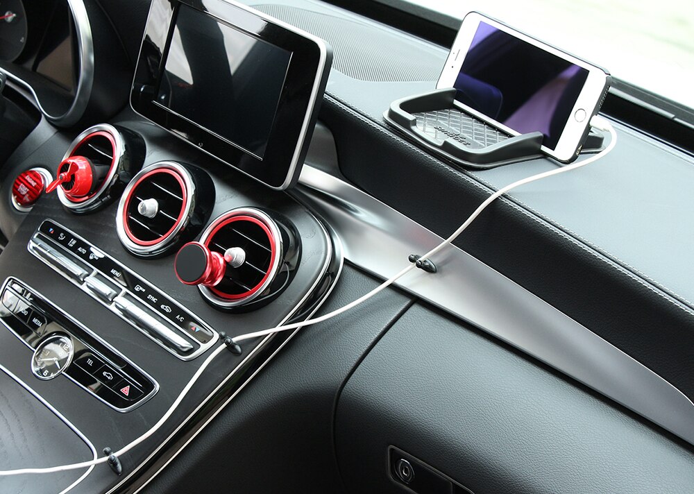 8 Pieces Car Styling Charger Wire Cable Holder Tie Clip Fixer Organizer Sticker Clamp Headphone USB Cable Buckle Pin assembly