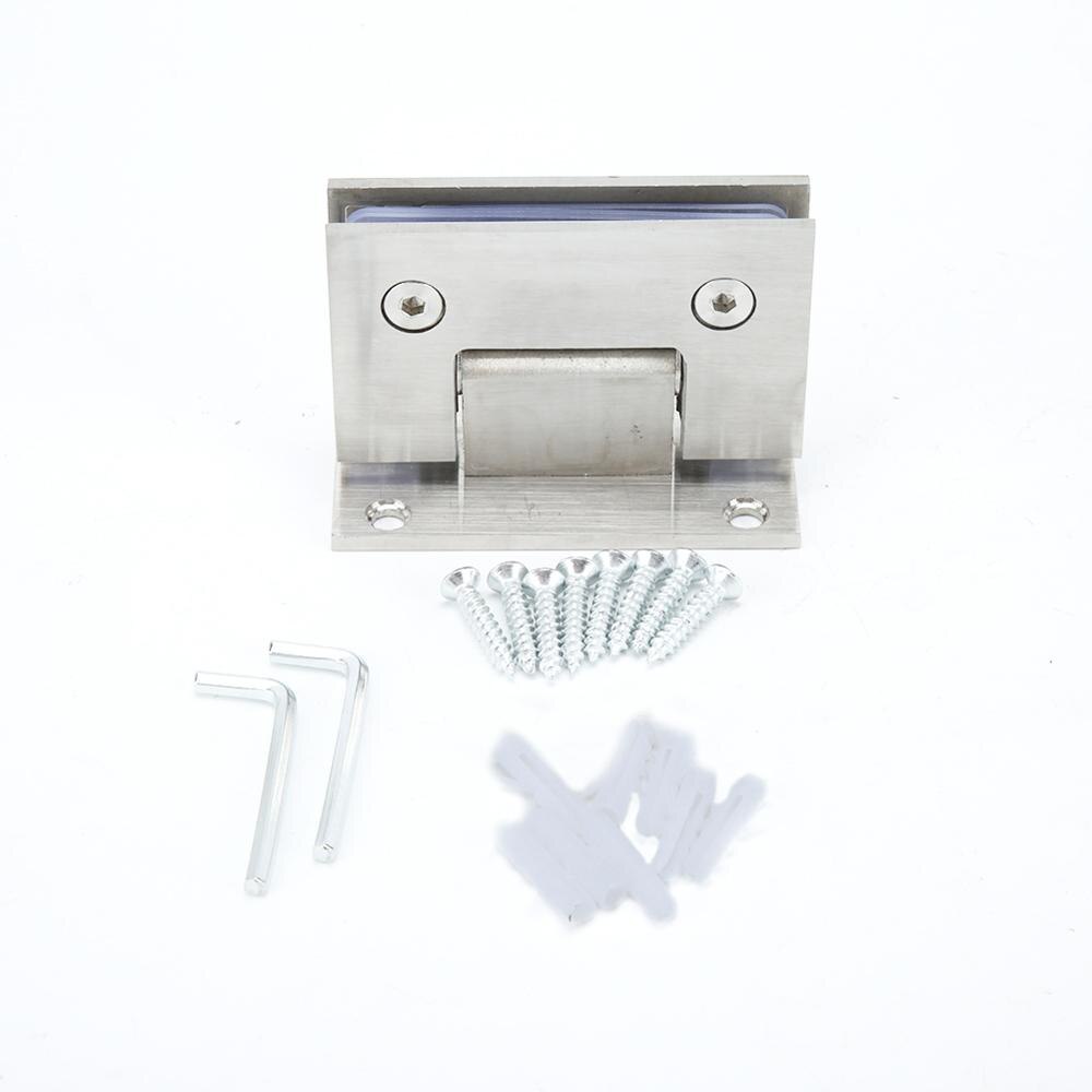 Glas Tür Scharnier 90 Grad Edelstahl Scharnier 8-12mm Wand Halterung Für Glas Tür Dusche Tür Scharnier
