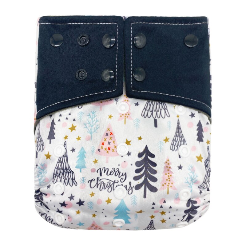 Wasbare Milieuvriendelijke Luiers Aanpassing & Hergebruik Luiers Geschikt Voor 0-2 Jaar Oud 3-15kg Babies: 04