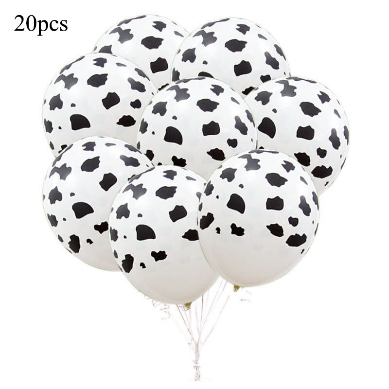 Boerderij Koe Thema Verjaardagsfeestje Decor Wegwerp Beker Wegwerp Plaat Dier Koe Ballonnen Servies Set Baby Shower Decor