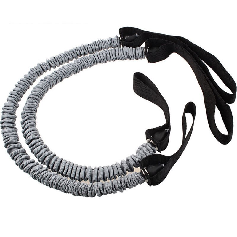 Rueda de rodillo Ab para gimnasio en casa, equipo de culturismo de Fitness, rueda Abdominal de alta elasticidad, cuerda de tracción, bandas de resistencia