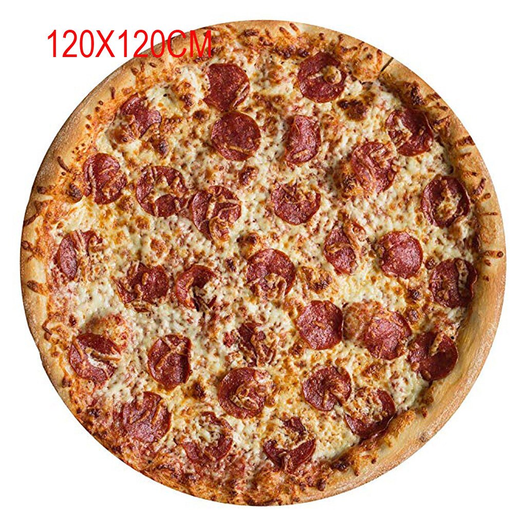#20 Comfort Food Pizza Wrap Deken Perfect Ronde Hamburger Gooi Kerstcadeau Badkamer Tapijt Tortilla Gooien Thuis Textiel: E