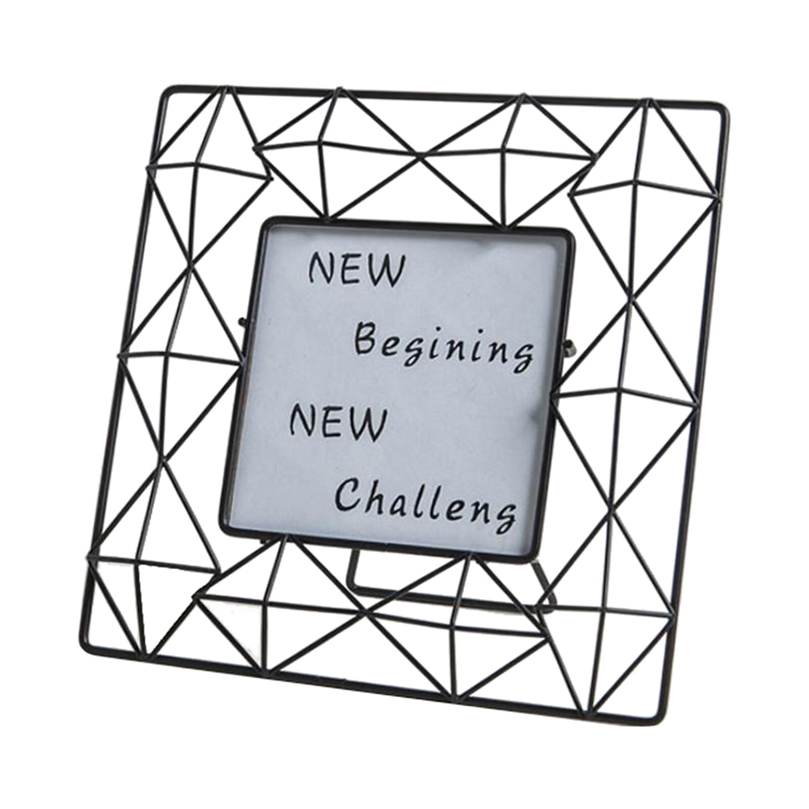 4x6 inch / 4x4 inch Picture Frames Display Pictures for Desk 4 inch black