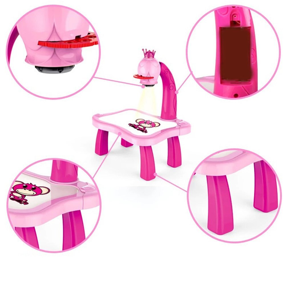 Drawing Projector For Kids Children Projector Painting Art Drawing Table Light Toy Educational Learning Paint Tools Toys main image 1