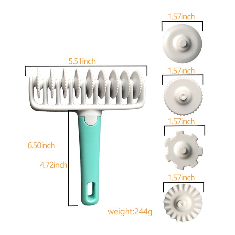Plastic Fluted Pastry Cutter/Wheel Pastry Dough Cutter Pizza Pie Crust/Lattice Cutters Dough Pasta Accessory Baking Tools 450