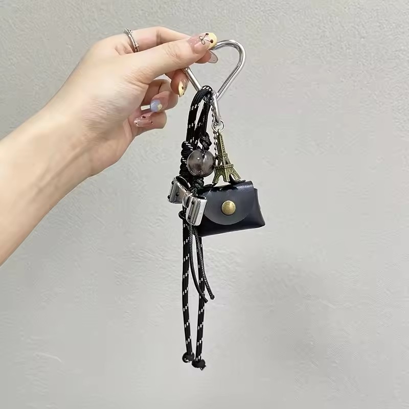 Ins Sweet Cool Style Bag Hanging Decoration Phone Case Pendant Keychain Decoration Hanging Chain: Bronze
