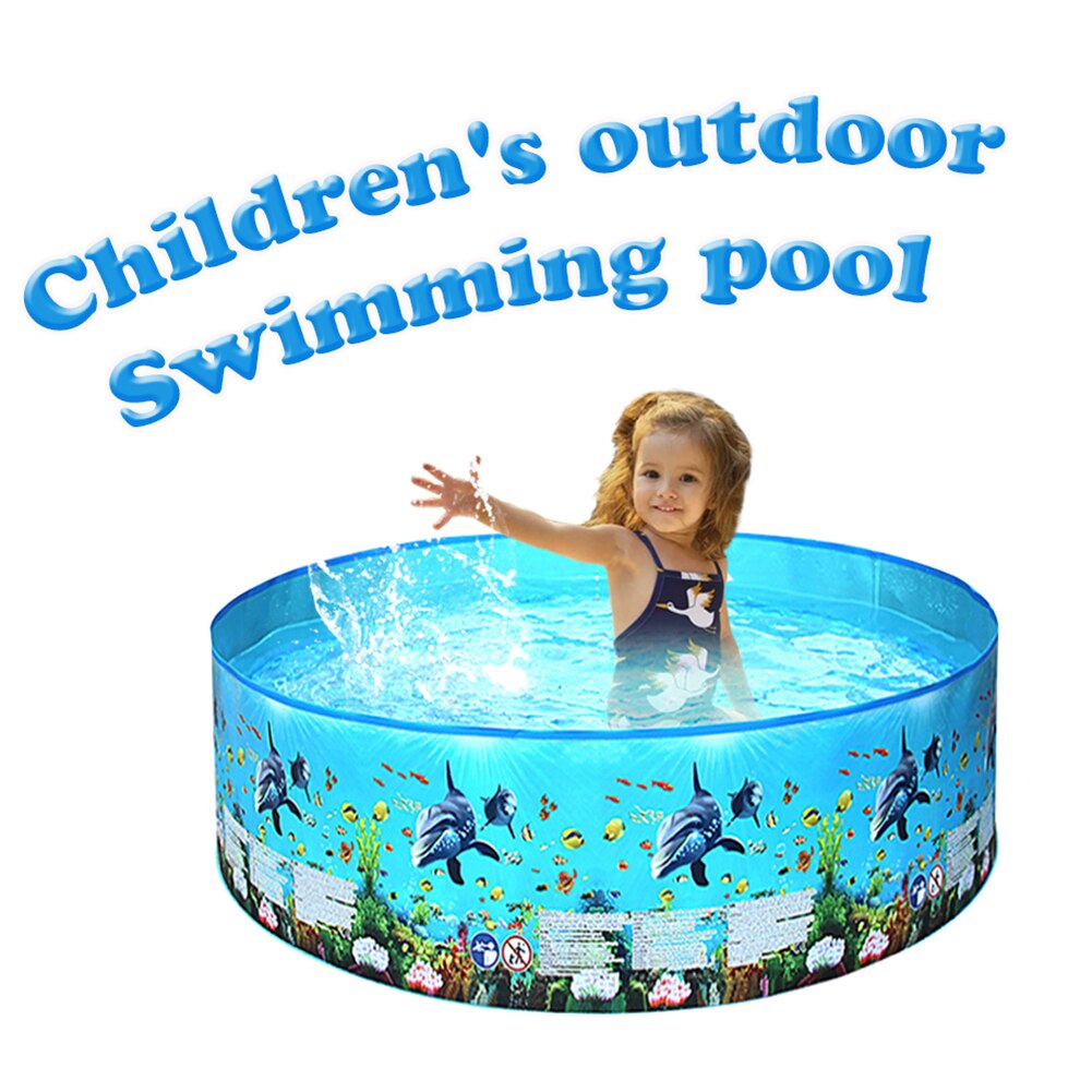 Marine svømmebassiner baggård foldbare runde vand pool børn børn til familie udendørs svømmetilbehør