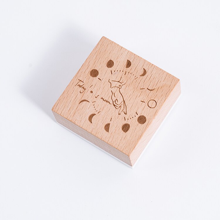 1pc Basis Wooden Stamp Timeline Stationery DIY Scrapbooking Standard Stamp Craft Supplies Calendar Journal Stamps: jinriyue