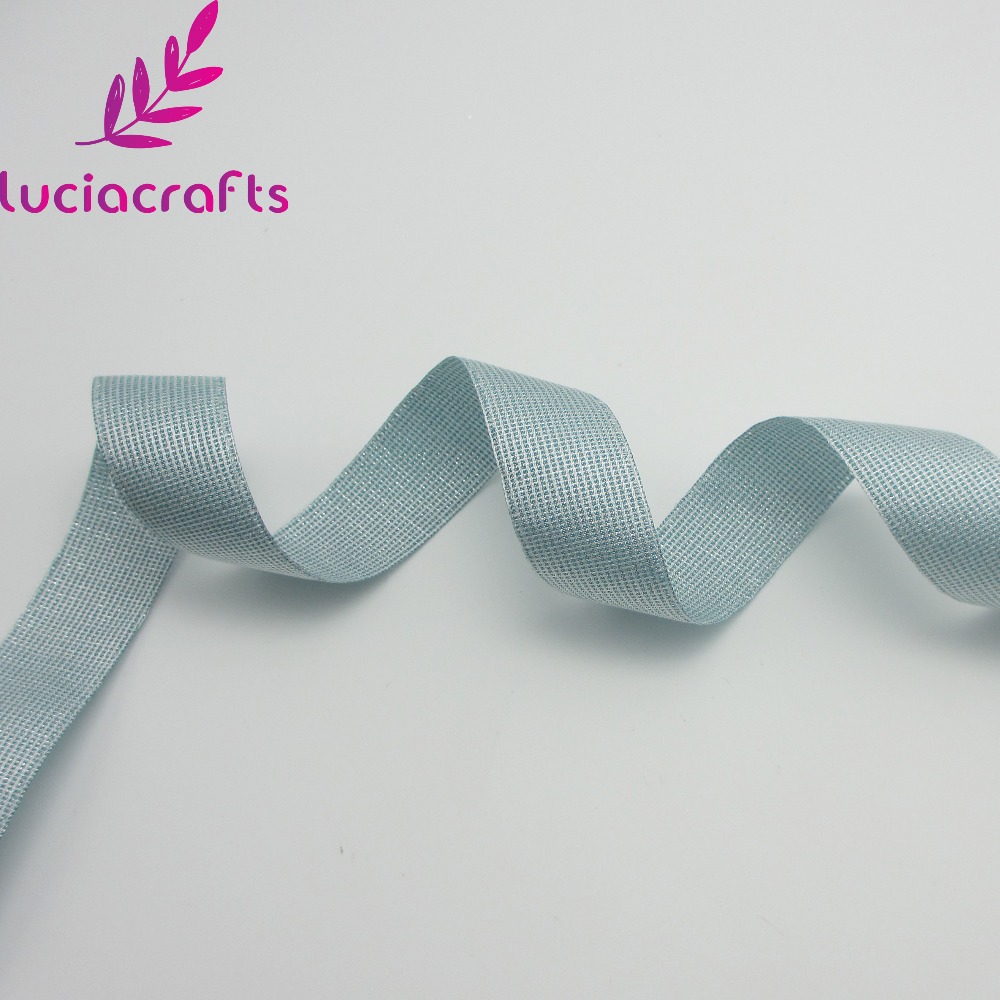 Cinta de grogrén de 25mm de colores sólidos para manualidades, materiales hechos a mano para bodas/fiestas/decoración para envolver 5y/6y-lot S0301