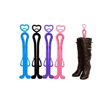2 uds creativos 35cm plástico Botas Largas Shaper Stretcher árboles soporte del eje del sostenedor organizador almacenamiento accesorios de suspensión