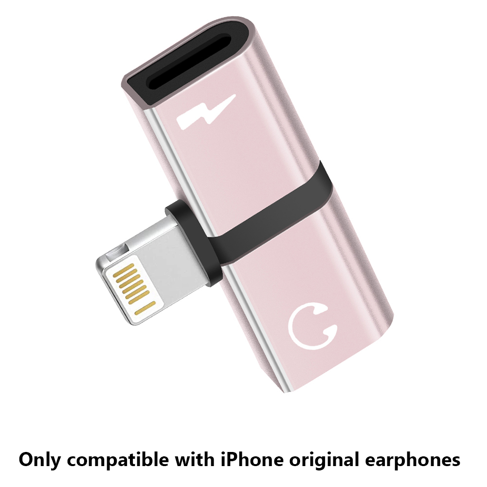 2 In 1 Splitter Adapter Headphone For iPhone 13 12 Pro X XS Adaptador Charging USB Adapter Audio Charger Dispenser Accessories: Type 3