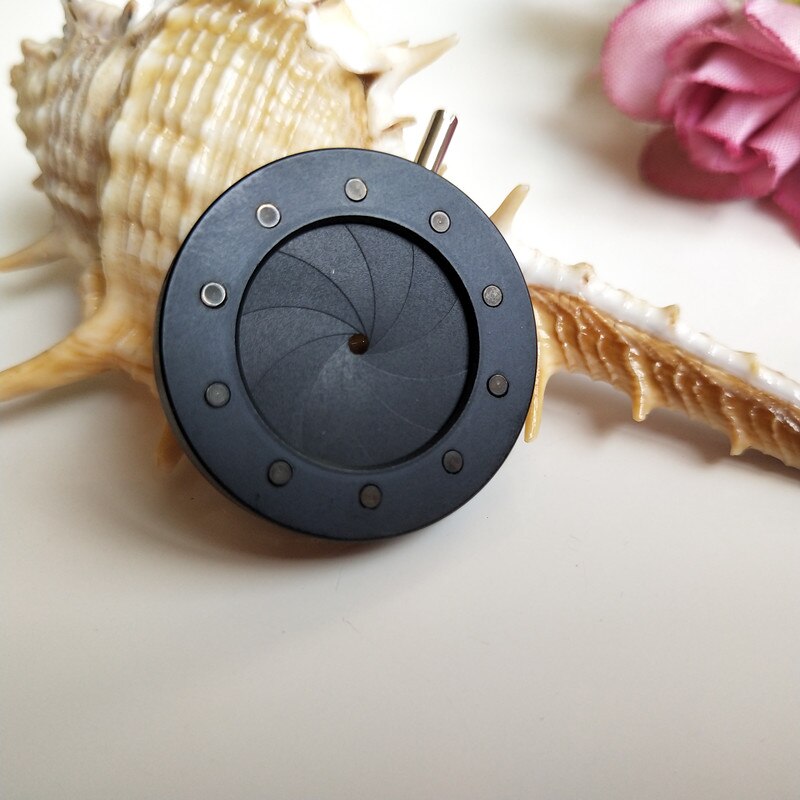 1-16mmAdjustable Amplifying Zoom Optical Iris Diaphragm Aperture Condenser for Digital Camera Microscope Adapter with 10 Blades