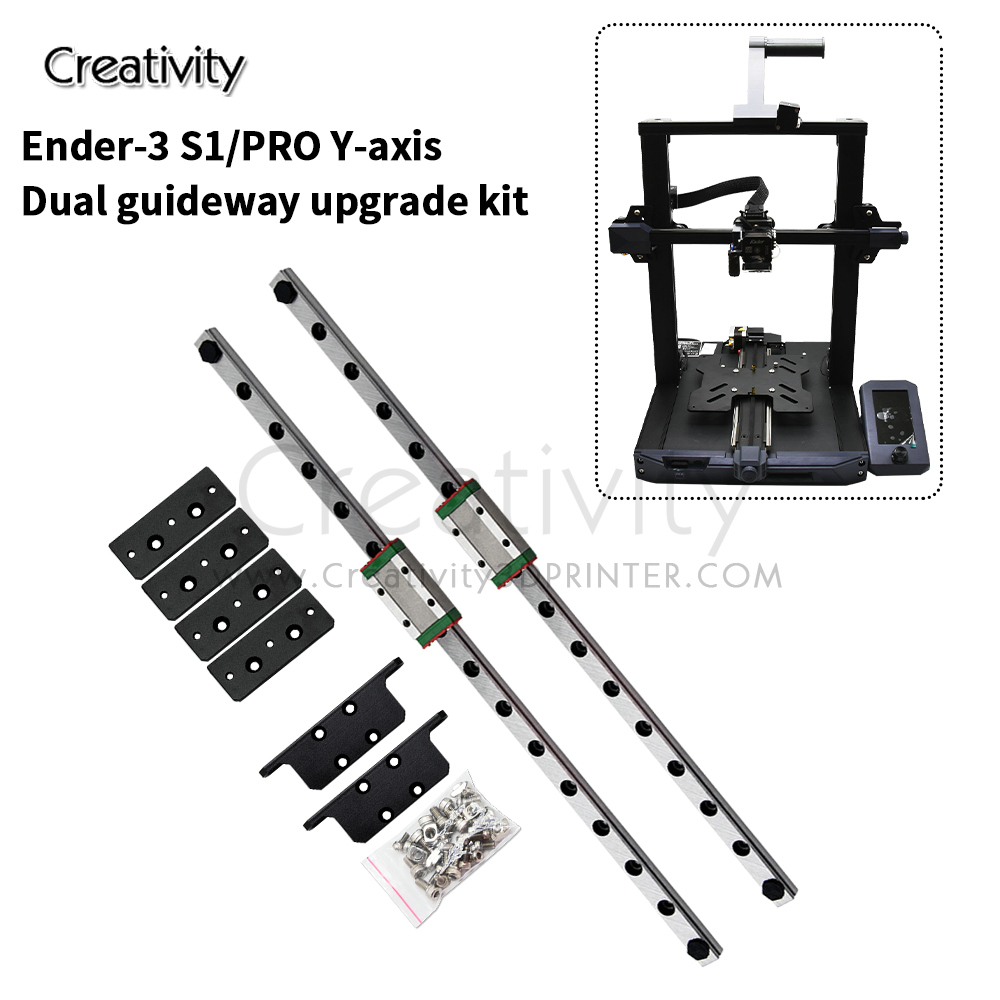 Dual Y-as Upgrade Kit voor Ender 3 S1 Ender 3 S1 Pro MGN9H 315 MM Lineaire Rail Ender 3 Ender 3 V2 MGN12H 300 MM 3D Printer Onderdelen