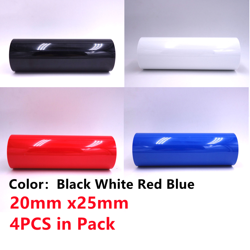 20cm x25cm Size PU Heat Transfer Vinyl Iron On HTV Printing Crop Number Patterns For T-Shirt Textiles Cricut Film Press Film: 4pcs in pack