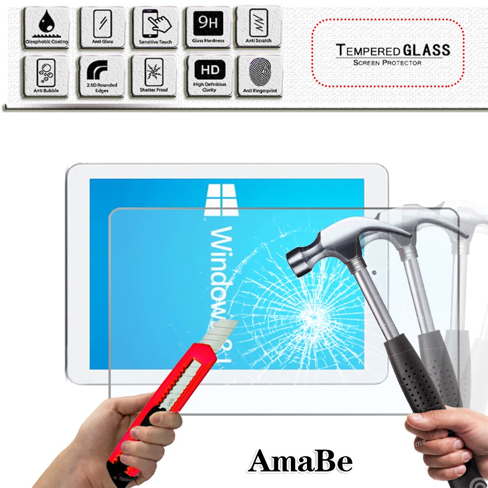 9H Protector de pantalla de cristal templado para Teclast Tbook 10 S/Tbook 10/X10/X98 aire II/X98 Plus/X98 aire comprimido cristal templado Protector: Teclast X98 Air