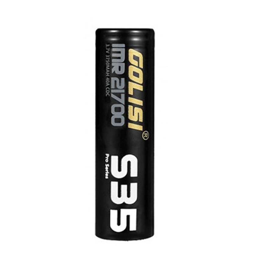 Golisi, 1/2 Uds., S35 IMR 21700 3750mAh, 40A, gran capacidad, protección, batería de ion de litio recargable de tapa plana