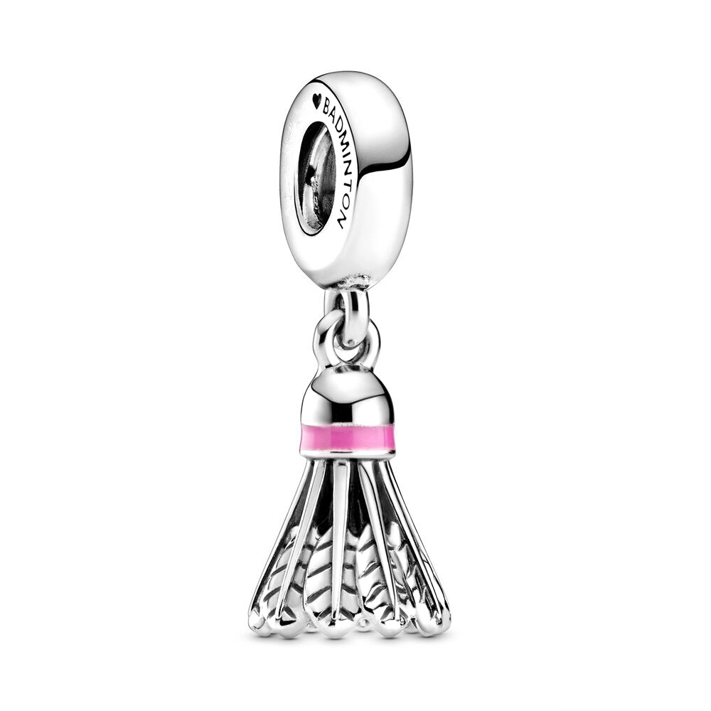 Multiple Series Balls Bead American Football，Badminton Dangle Charm Jewelry Fit Original 925 Sterling Silver Pan Brand Bracelet: green