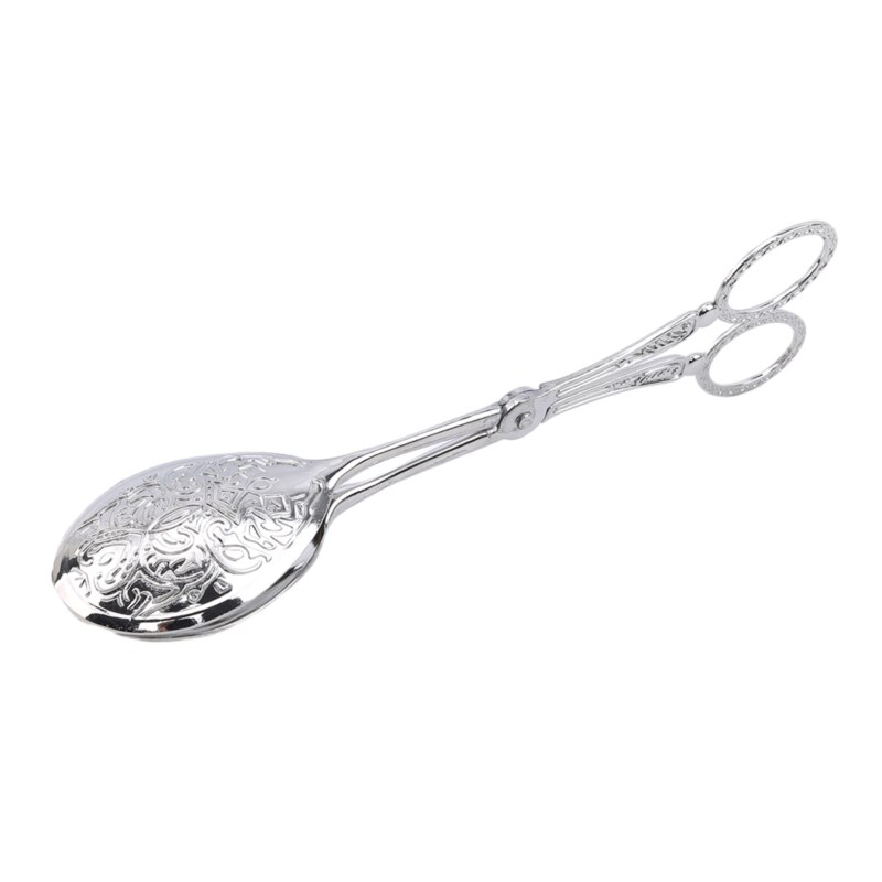 Servierzange Lebensmittel Clip Salat Zange Kuchen Brot Zangen Küche Zangen Gold Splitter