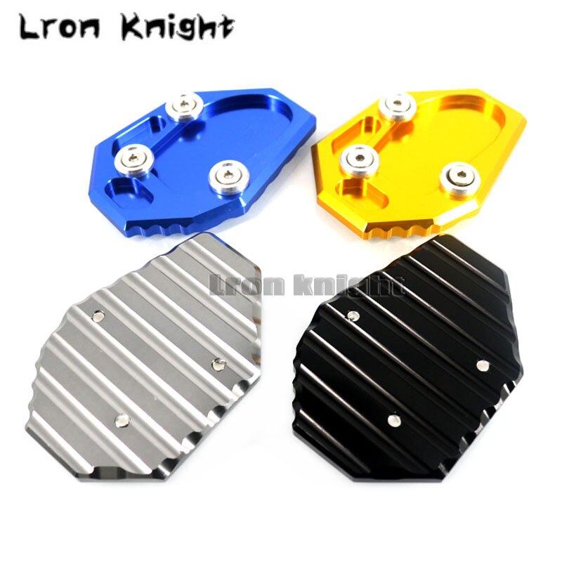 Voor YAMAHA YZF MT-07 MT07 FZ07 XJ6 XJ6N FZ6 FZ6R Motorfiets CNC Kickstand Voet Side Stand Extension Pad Ondersteuning Plaat vergroten