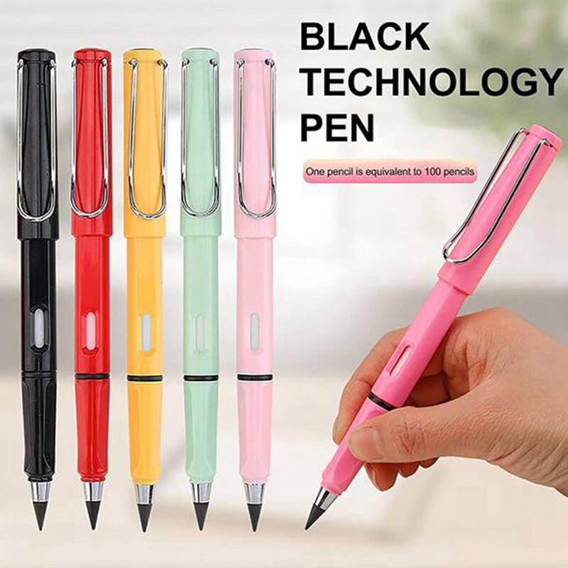 6Pcs Inkless Pencils,Eternal Pencil, No Ink Pen, Magic Pencils for Kids for Writing Art Sketch Painting Tool
