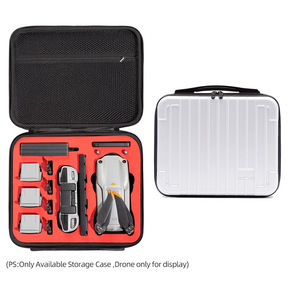 Aggiorna DJI Air 2S borsa per valigie borsa per custodia scatola di protezione ad alta capacità accessori per droni DJI Air 2S: Upgrade Silver red