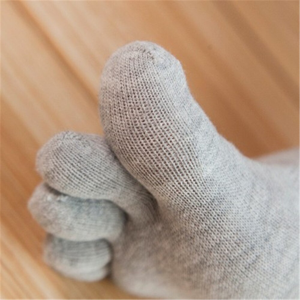 Fem/to-finger tå sokker herre åndbar bomuld skridsikre sokker anti-skrid calcetines no show korte usynlige sokker