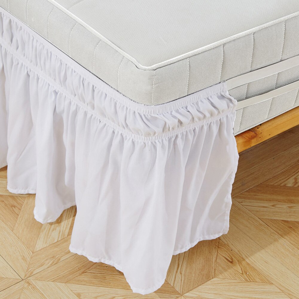 1pc lagner sengetøj plisseret nederdel støv flæse seng skjorte seng tilbehør bouffancy seng nederdel til seng hotel
