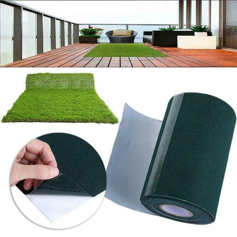 5/10M DIY Cesped Artificial Grass Outdoor Garden Joint Tape Waterproof Synthetic Lawn Carpet Self Adhesive Tape For Garden
