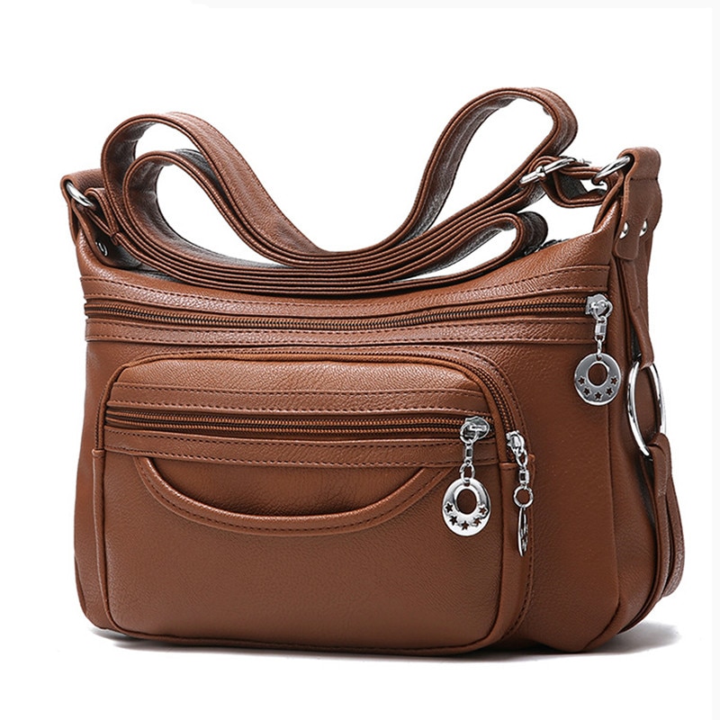 Lanzhixin dames casual crossbody tassen dames messenger bags zacht gewassen pu leren schoudertas dames handtas rits