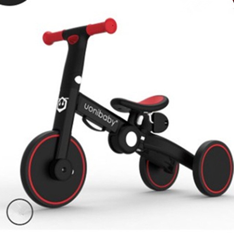 Bicicleta de equilibrio para niños de 1 a 5 años, triciclo deslizante para bebé: Rojo