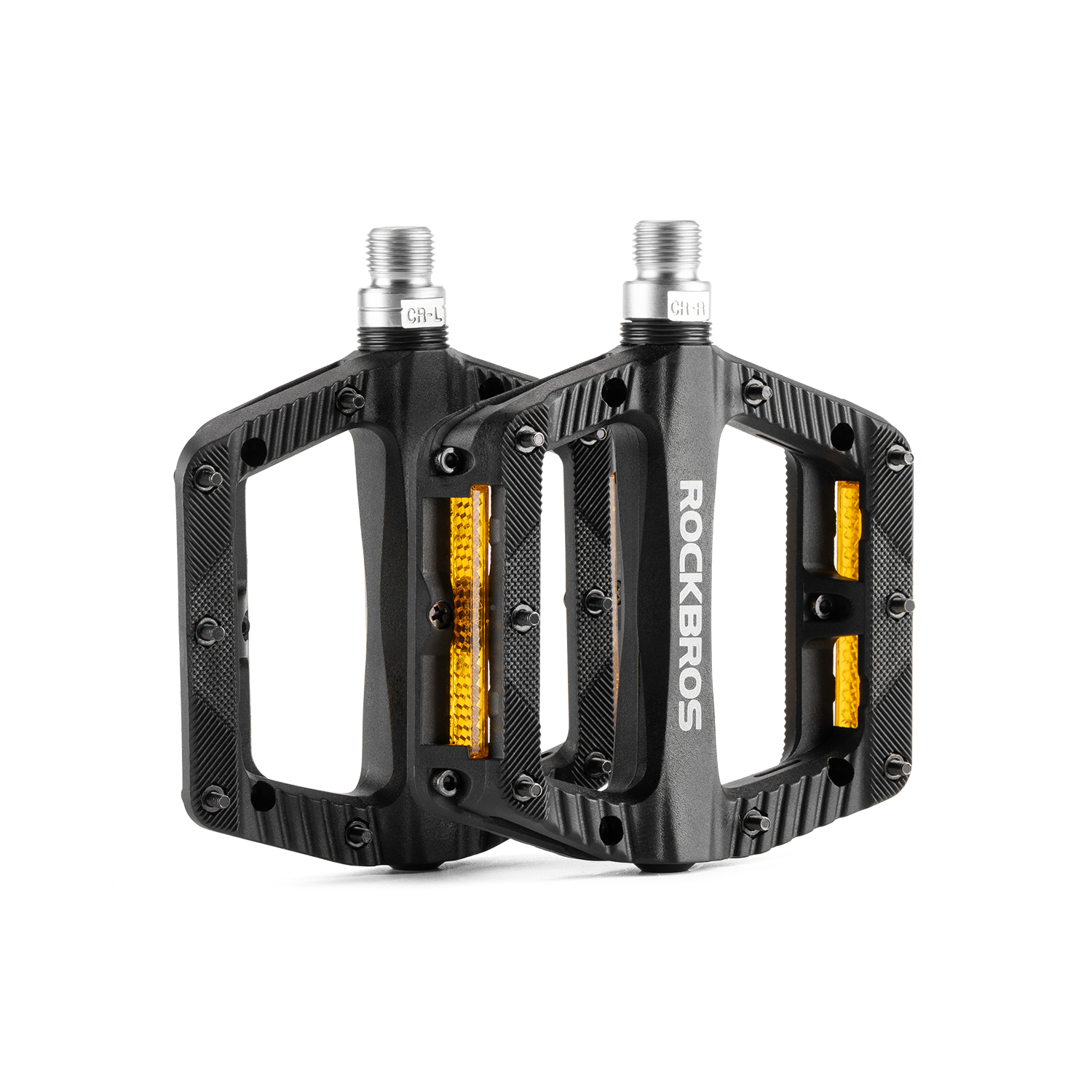 ROCKBROS pédales de vélo en Nylon pédales de vélo légères et durables pédales de vélo à roulement scellé pédales antidérapantes: WHITE