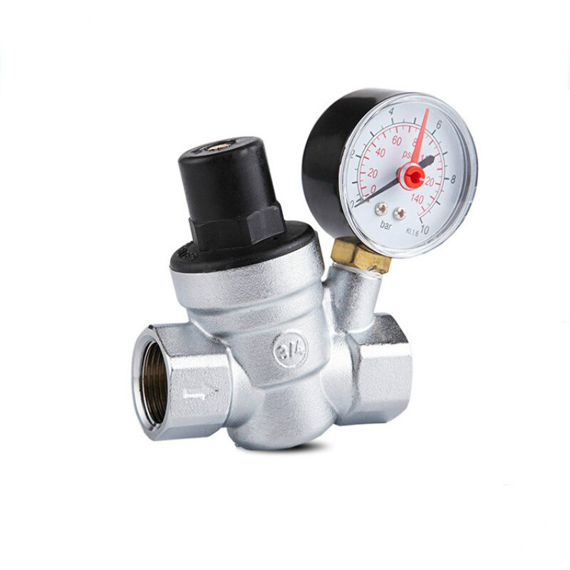 Dn15 dn20 trykreduktionsventiler vandtryksregulator med manometertryk