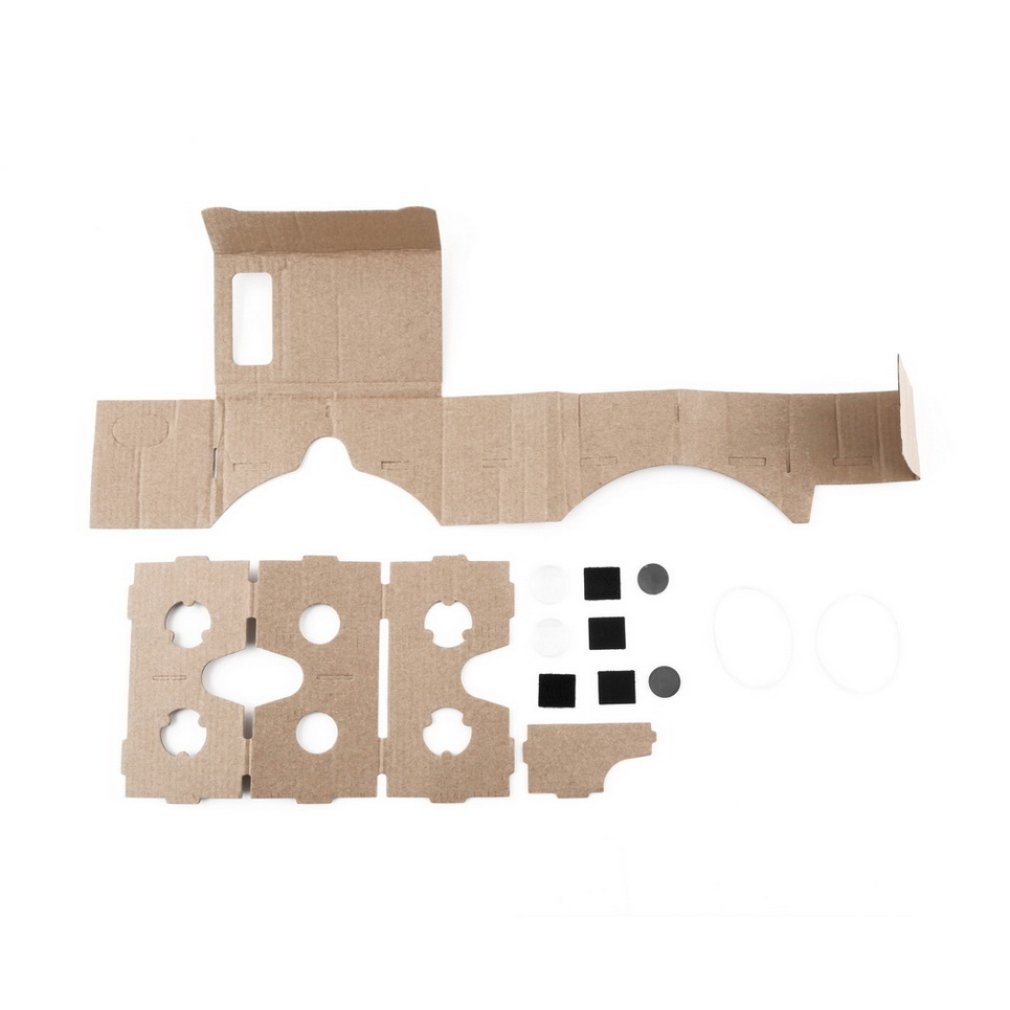 DIY Google Cardboard Virtual Reality VR Mobile Phone 3D Clear Viewing Glasses For 5.0&quot; Screen Google VR 3D Glasses