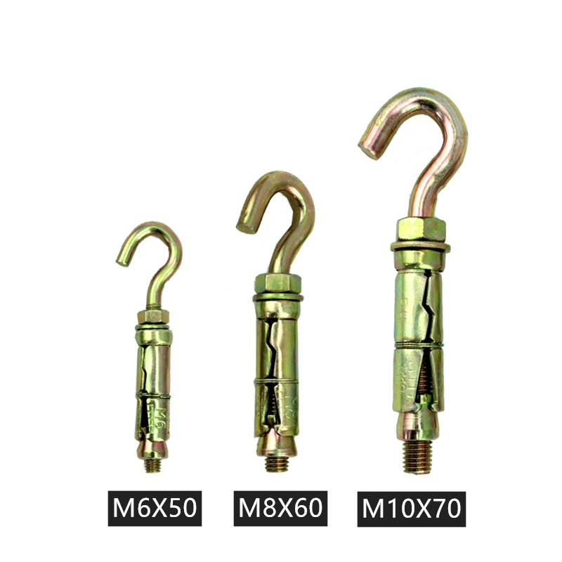 2~20pcs M5-M12 Rawlbolts Heavy duty concrete expansion shield anchor with hex / hook bolt